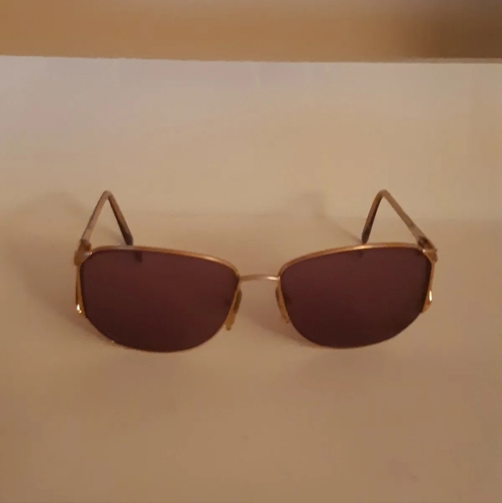 Elce Women's Sunglass  Brown and gold